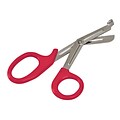 Mabis Stainless Steel & Plastic Medical Shears; Red
