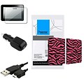 Insten® 902691 4-Piece Car Charger Bundle For Amazon Kindle Fire HD 7 2012