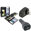Insten® 932985 3-Piece iPhone Car Charger Bundle For Apple iPhone 5/5S