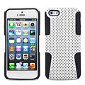 Insten® Astronoot Phone Protector Cover F/iPhone 5/5S; White/Black