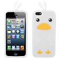 Insten® Pastel Skin Cover F/iPhone 5/5S; White Chick