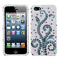 Insten® Diamante Protector Cover F/iPhone 5/5S; Frosty