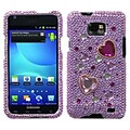 Insten® Diamante Phone Protector Case For Samsung I777 Galaxy S2; Love Crash