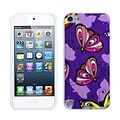 Insten® TPU Plastic Gummy Skin Phone Cover For iPod Touch 5th Gen, Butterfly Brigade