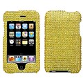 Insten® Diamante Faceplate Case For iPod Touch 2nd Gen; Gold