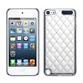 Insten® Alloy Diamond Luxurious Lattice Phone Protector Cover For iPod Touch 5th Gen; White