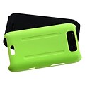 Insten® Protector Cover For LG MS840 Connect 4G/LS840 Viper; Natural Pearl Green/Black Fusion