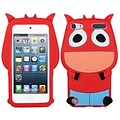 Insten® Cow Pastel Skin Cover For iPod Touch 5th Gen, Red