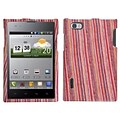 Insten® Protector Cover For LG VS950 Optimus Vu/VS950 Intuition; Vertical Stripes