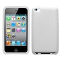 Insten® Soft Skin Cover For iPod Touch 4th Gen; Semi Translucent White
