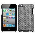 Insten® Executive Back Protector Cover For iPod Touch 4th Gen; Silver Grey Plaid
