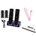 Insten® 1038509 4-Piece Game Hand Strap Bundle For Wii Remote Control/Nintendo Wii/DS/DS Lite