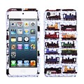 Insten® Phone Protector Case For iPod Touch 5th Gen; Retro Trains/White