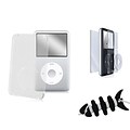 Insten® 1065953 3-Piece MP3 Case Bundle For Apple iPod Classic 120GB/160GB/80GB