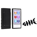 Insten® 1067393 2-Piece MP3 Headset Smart Wrap Bundle For Apple iPod Nano 7th Gen