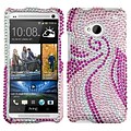 Insten® Diamante Protector Cover For HTC-One; Phoenix Tail