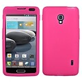 Insten® Solid Skin Cover For LG MS500/D500; Pink