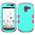 Insten® TUFF Hybrid Phone Protector Case For Samsung T599 Galaxy Exhibit; Teal Green/Electric Pink