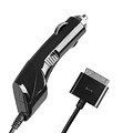Insten® Car Charger For iPod/iPhone/iPad; Glossy Black