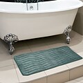 Lavish Home 24 x 60 Microfiber & Polyurethane Bath Mat; Green