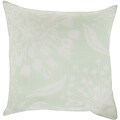 Surya KSL002-2020P Allium 100% Linen; 20 x 20 Polyfill