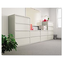 Alera® 2-Drawer Lateral File Cabinet; Light Gray, Letter/Legal (ALELF4229LG)