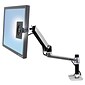 Ergotron LX Desk Mount LCD Arm Adjustable Monitor, Up to 34", Black (45-241-026)