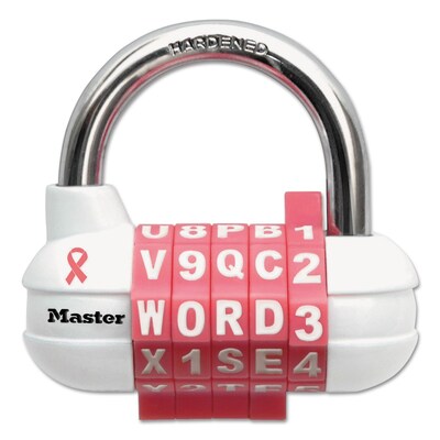 Master Lock Password Plus Combination Lock, Silver