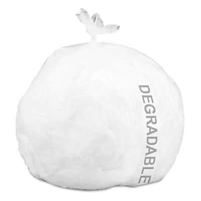 Stout Eco Degradable Low Density Trash Bag; 13 Gallon, Extra Heavy, 120/Box