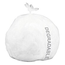 Stout Eco Degradable Low Density Trash Bag; 13 Gallon, Extra Heavy, 120/Box