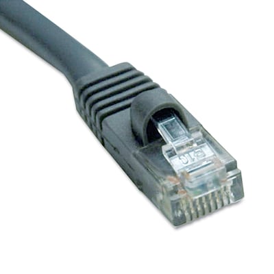 Tripp Lite 100 Cat5e Molded Patch Cable; Gray