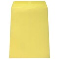JAM Paper® 9 x 12 Open End Catalog Envelopes, Canary Yellow, 100/pack (12827545C)