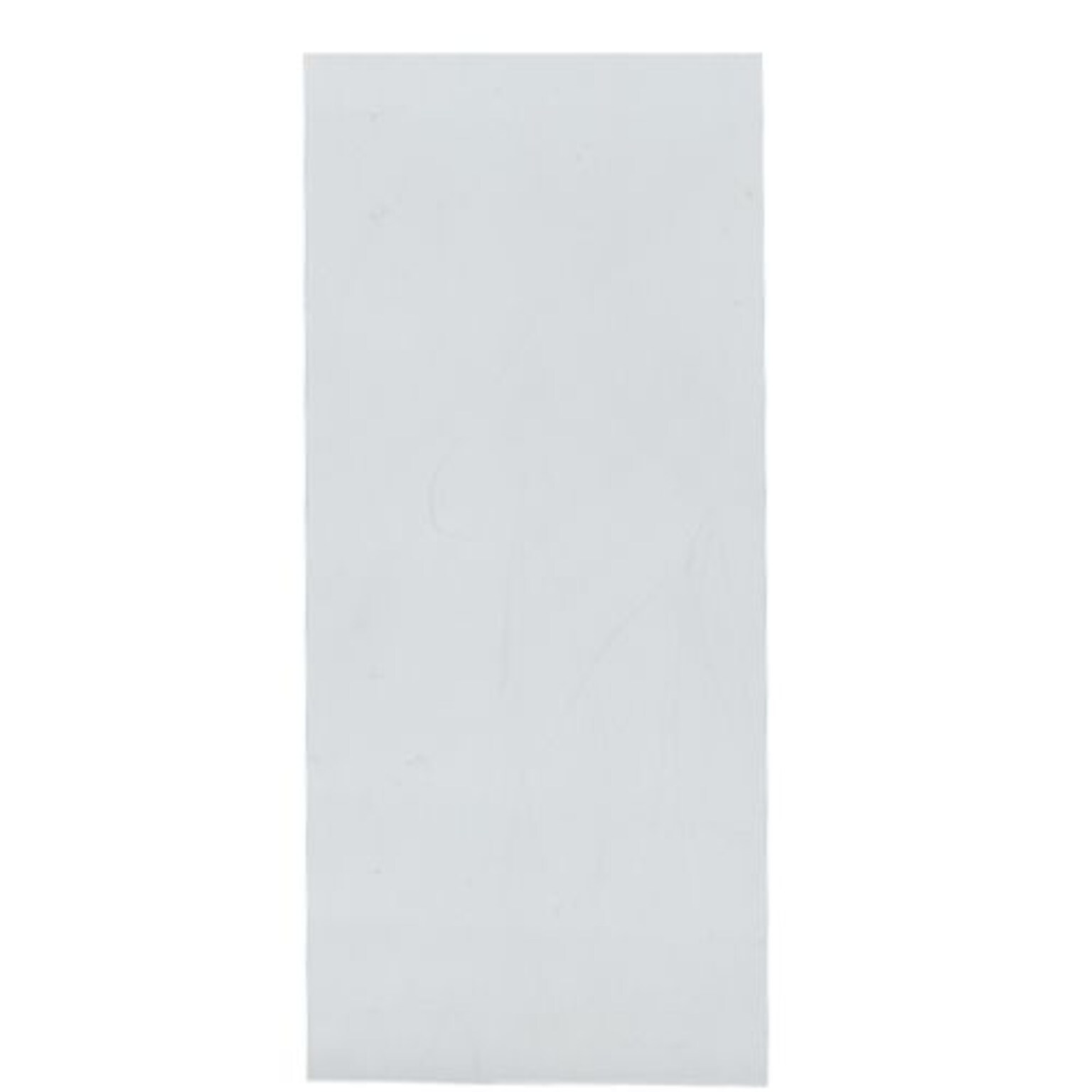 JAM Paper® Cello Sleeves with No Flap, #10 Policy, 4.3125 x 9.625, Clear, Bulk 1000/Carton (NUM10CELLONOFLP)