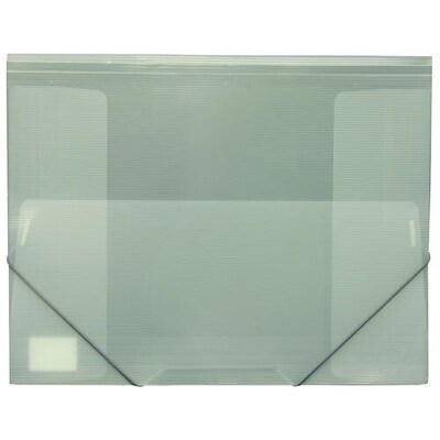 JAM Paper® Plastic Portfolio, Letter Booklet, 9 1/2 x 12 3/8, Clear Grid, Sold Individually (2332123