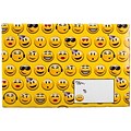 JAM Paper® Holiday Bubble Mailers, Small, 6 x 10, Festive Smiley Face Emojis, 6/pack (SS40S)
