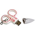 Smartneedle Novelty 4GB Embroidery Scissors USB Drive, White