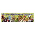 Eureka Straight Muppets Different Together Classroom Banner, Multicolor, 45 x 12 (EU-849003)