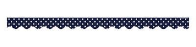 Teacher Created Resources Toddler - 12th Grade Border Trim, Navy Polka Dots, 12/Pack