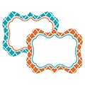 Teacher Created Resources Label, Orange and Teal Wild Moroccan, All Grades (TCR77113)