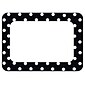 Teacher Created Resources Name Tags/Label, Black Polka Dots 2, All Grades (TCR5538)