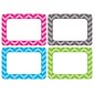 Teacher Created Resources All Grade Name Tags/Label, Chevron, Multi-Pack, 36/Pack