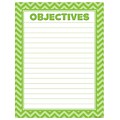 Teacher Created Resources Lime Objectives Lined Chart; Grade PreK - 6th