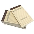 Royce Leather Note Pad Note Jotters, Yellow, 10/Pk