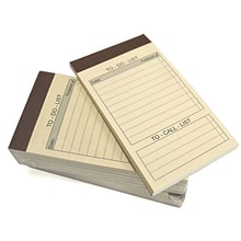 Royce Leather Note Pad Note Jotters, Yellow, 10/Pk