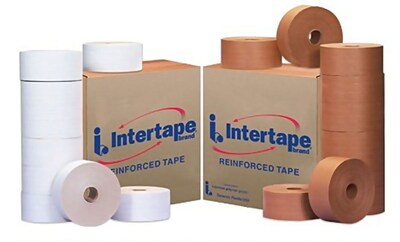 Intertape Kraft Reinforced Tape, 3 x 450, 10 Rolls