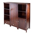 Winsome 94371 Pantry Cupboard; Antique Walnut