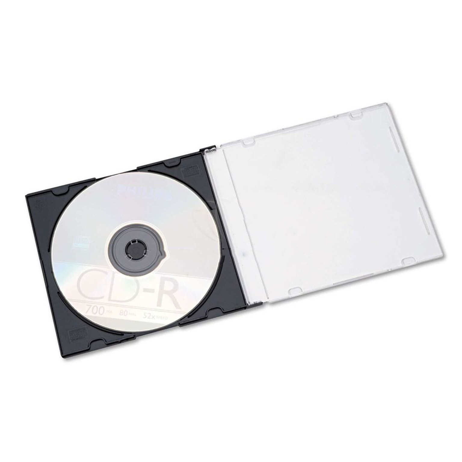 CD Case, Slim, Clear, 25/Pack