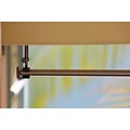 RoomDividersNow 100 - 144 Hanging Curtain Rod; Brushed Silver