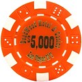 Trademark Poker™ 11.5g Deadwood Hotel & Casino $5000 Poker Chips, Orange, 50/Set