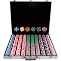 Trademark NexGen 9g Pro Classic Style 1000 Chips Poker Set With Aluminum Case (844296044597)